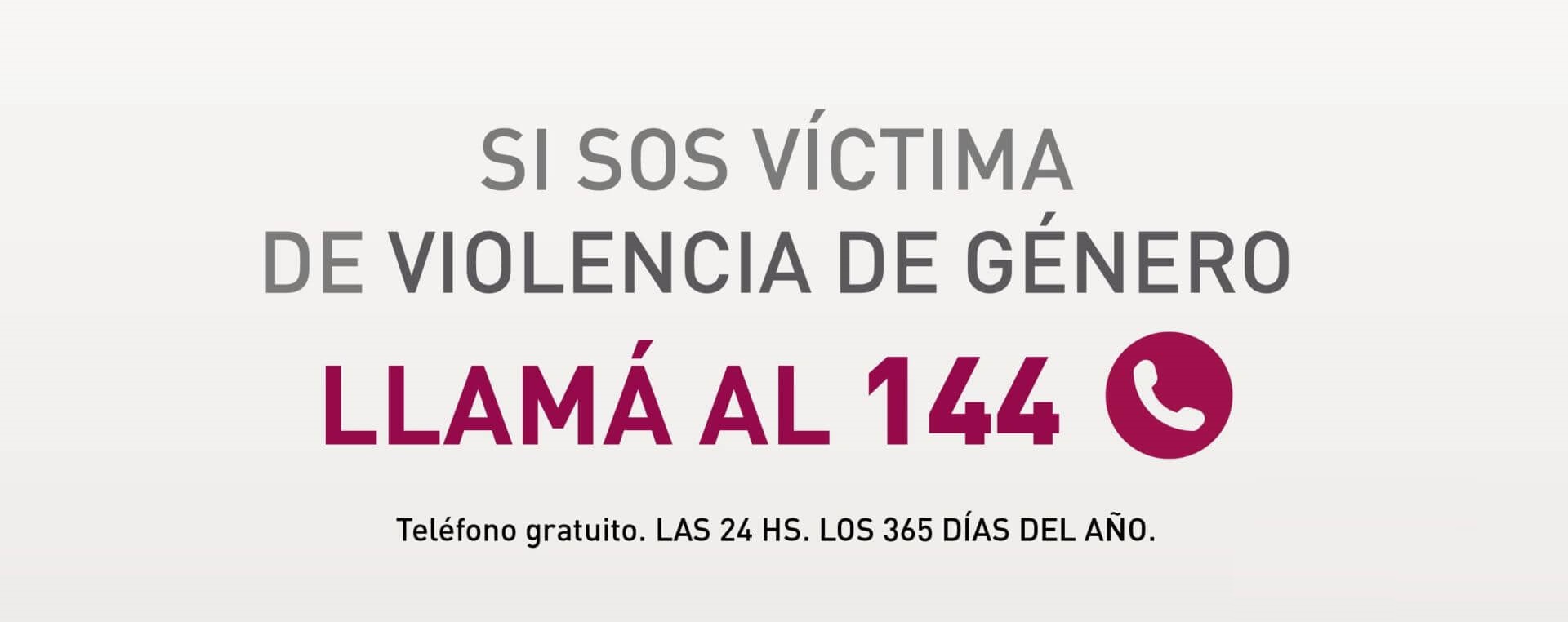 Llamá al 144 – Atención para mujeres en situación de violencia – El Reclamo